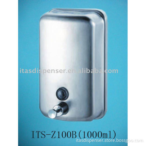 Stainless steel soap and shampoo dispensers
